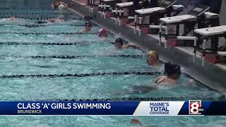 Class 'A' girls swimming state meet