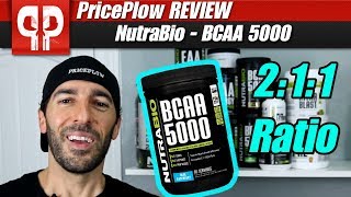 NutraBio - BCAA 5000 Review BEST BLUE EVER