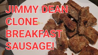 Jimmy Dean Clone Breakfast Sausage, Homemade FAST, EASY!