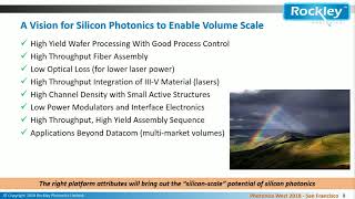 Andrew Rickman: Silicon Photonics: Bigger is Better