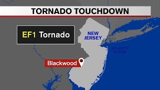 EF1 tornado confirmed to have touched down in NJ during storms