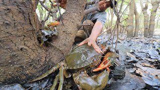 पहिल्यानदा गेलो खाडी मधे चिंबोऱ्या पकडला  🦀🐟 ||