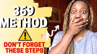 HOW TO DO THE 369 METHOD AND HOW TO USE TELEPATHY FOR THE 369 MANIFESTATION METHOD