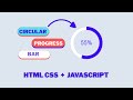 Circular Progress Bar with HTML, CSS & JavaScript | Animated Circular Progress Bar (Step by Step)