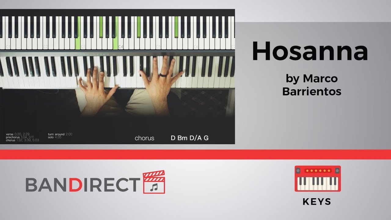 Hosanna By Marcos Barrientos | Piano Tutorial - YouTube