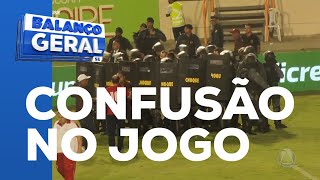 Partida entre Sergipe e Botafogo termina com confusão em Aracaju - Balanço Geral Sergipe