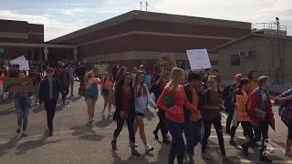 Student walkout at McNeil High School