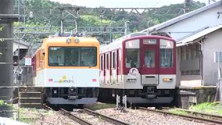 近鉄　電気検測車はかるくん　南大阪線検測2019年夏