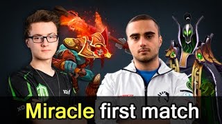 Miracle first game in Liquid + Kuroky Rubick god — Dota 2