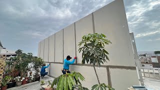 Instalación de placas de Fibrocemento y su respectivo tratamiento de juntas o invisibles 🙈