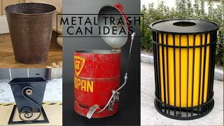 45 Impressive Metal Trash Cans