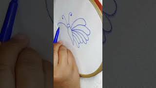 Easier drawing for butterfly #drawing #shorts #youtubeshorts