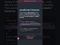JavaScript Closures - Best Practice Explained #shorts #javascript