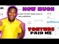 My First YouTube Paycheck: Revealing How Much I Made with 100K Views