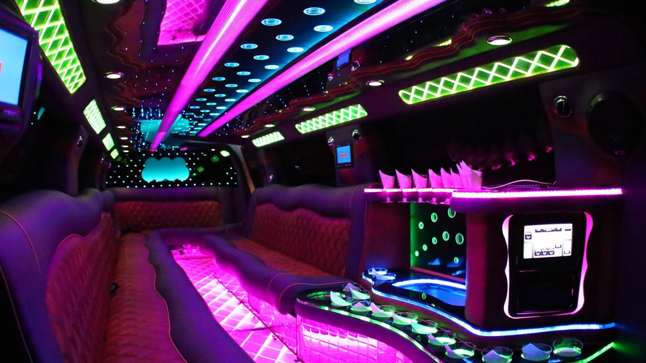 Color Changing Limo - Cadillac Escalade Stretch Limo - 2023 Update ...