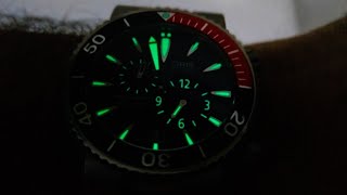 Oris Regulateur Der Meistertaucher\nDiver\n1000mt. Review ITA