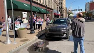 Transit union rally in Scranton for COVID-19 hazard pay