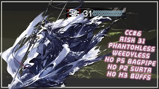 [Arknights CN] CC#6 Risk 31 after 160+ TRIES (NO Phantom, NO Weedy, LOW POT Bagpipe\u0026 Surtr, LOW SLV)