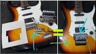 cara memasang tremolo up down sendiri cara real dan lengkap - sudat gitar