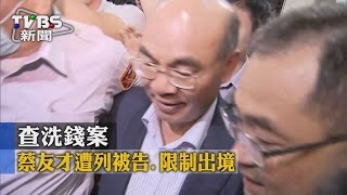 【TVBS】查洗錢案　蔡友才遭列被告、限制出境