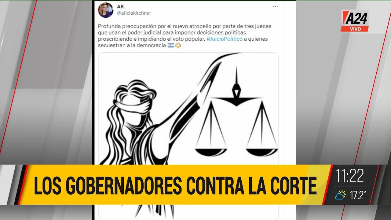 Los Gobernadores Contra La Decisión De La Corte Suprema - YouTube