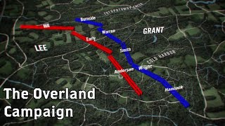 The Wilderness to Cold Harbor, Grant's Overland Campaign: Animated Battle Map