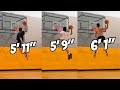 50 Inch Vertical VS Low Rim