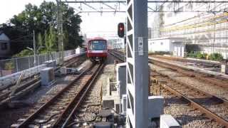 Keikyu train density: Kanazawa Hakkei Station