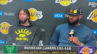 LeBron James admits the Lakers stink