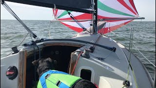 Winter Sail from Charleston to Edisto on Freedom 25 \