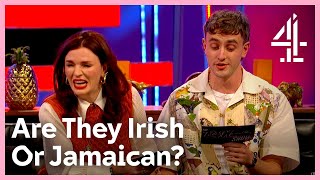 Paul Mescal & Aisling Bea's Hilarious Attempts At Jamaican Accents | The Big Narstie Show