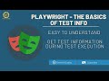 Playwright Tutorial - (NODEJS) Get Test Information during test execution