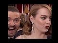 Oscars 2017: Emma Stone Photobombed by Justin Timberlake the Oscars Red Carpet | ABC News