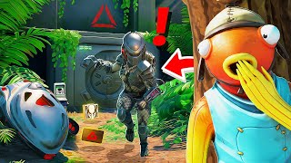 J'espionne BOSS PREDATOR pendant 24h ! Je DECOUVRE son SECRET ! Il est INVISIBLE ! Fortnite Saison 5