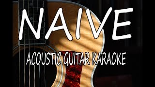The Kooks - Naive (Acoustic Guitar Karaoke Lyrics on Screen)