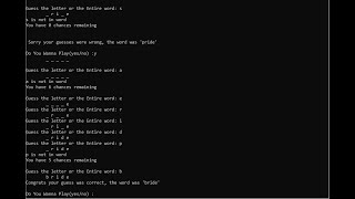 Word Guessing Game In Python With Source Code | Source Code & Projects