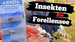 Forellen Köder in Insekten Form 🦟 | Schleppmontage und eingelegte Bienenmade