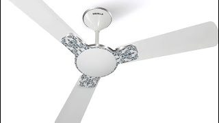 Havells enticer art 1200mm ceiling fan (White Blue).