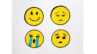 Emoji drawing | How to sad emoji (very easy)
