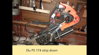 Dismantling an Elu PS 174 Circular Mitre Saw to  to Replace Bearings and Carbon Brushes