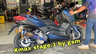 Xmax 250 stage 1 ecu set roller exzos dyno gsm racing