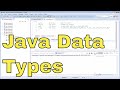 18 - More Integer Data Types (Int, Byte, Short, Long) in Java