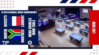 Buscetti / Lambert (FRA) v Martin / Martheze (SA) | Mens Pairs |2024 BI World Blackball Championship