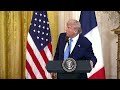 live l trump macron joint press conference