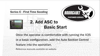 Section C.2 - X35 Apollo Basic Seeding Startup with Section Control