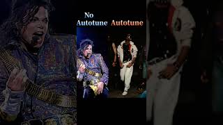 Autotune VS No Autotune Michael Jackson Beat It #shorts #whatsappstatus
