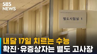 내달 17일 치르는 수능…확진 · 유증상자 별도 고사장 마련 / SBS