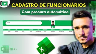 Como Criar uma Planilha cadastro de funcionários automático no Excel