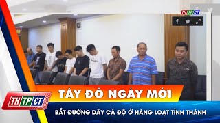 Bắt đường dây cá độ ở hàng loạt tỉnh thành | Cần Thơ TV