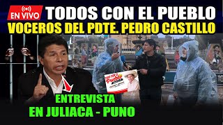 ¡ÚLTIMO MINUTO!🚨 PDTE. PEDRO CASTILLO ENVÍO A SUS VOCEROS A JULIACA - PUNO.